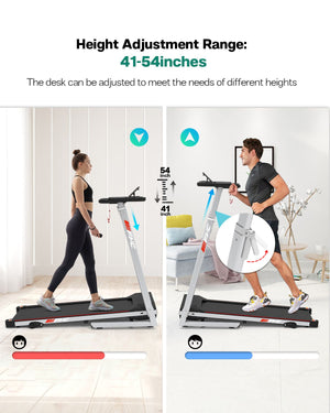 Treadmill, walking pad Treadmill, Treadmill for Home gym under desk Office, Portable Treadmill Under Desk office295lb Weight Capacity
