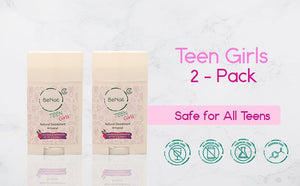 Gentle All-Natural Deodorant for Kids & Teens, Paraben-Free, Fun Fragrance Collection