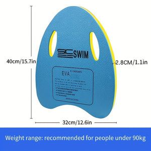 Lightweight Portable Swimming Board for Kids & Adults - kickboard swimming Anti-Slip Floating Training Aid