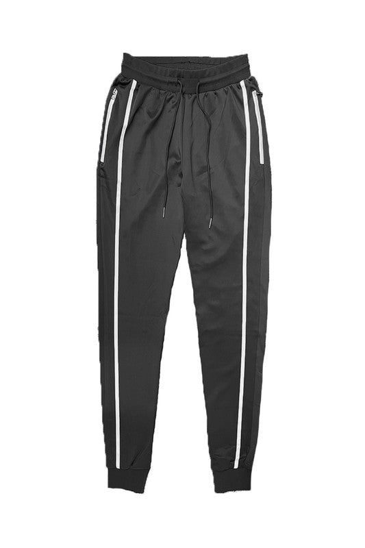 Men's Performance Running Track Pants - Breathable Fitness Joggers