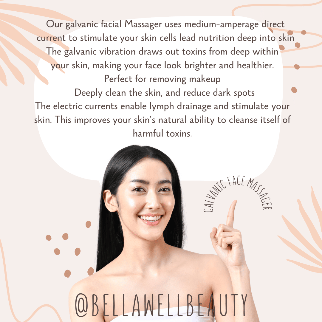Bellawell Galvanic Facial Massager for Radiant Skin