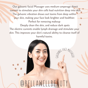 Bellawell Galvanic Facial Massager for Radiant Skin