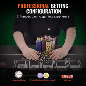 casino Chip Set, 300-Piece Poker Set