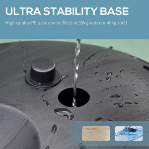 Soozier Freestanding Basketball Hoop Stand 5.5ft-7.5ft Adjustable Transparent Backboard with Wheels for Teens