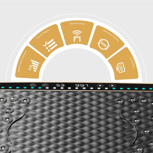 Vibration Plate Exercise Machine, Whole Body Fitness Platform for Lymphatic Drainage, Vibrating Shaker Board with 120 Speed Levels, Weight Loss and Fat Burner Workout Equipment for Women and Men