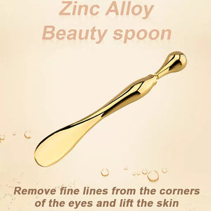 Facial Eye Cream Massager Stick with Metal Wand Applicator for Smooth Skin