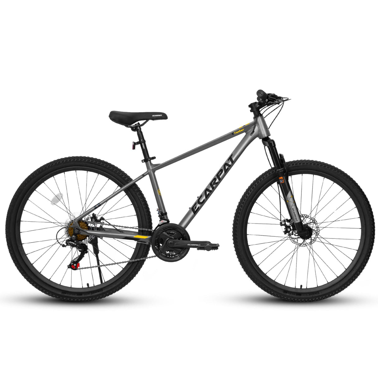 A27312 Mountain Bike 27.5 Inch Wheels, 21-Speed Mens Womens Trail Commuter City Mountain Bike, Aluminium Frame Disc Brakes Thumb Shifter Front Fork Bicycles