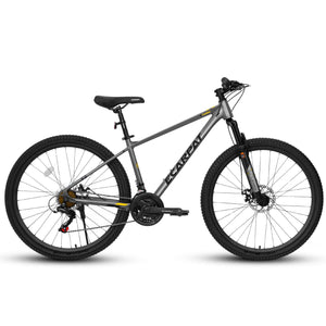 A27312 Mountain Bike 27.5 Inch Wheels, 21-Speed Mens Womens Trail Commuter City Mountain Bike, Aluminium Frame Disc Brakes Thumb Shifter Front Fork Bicycles