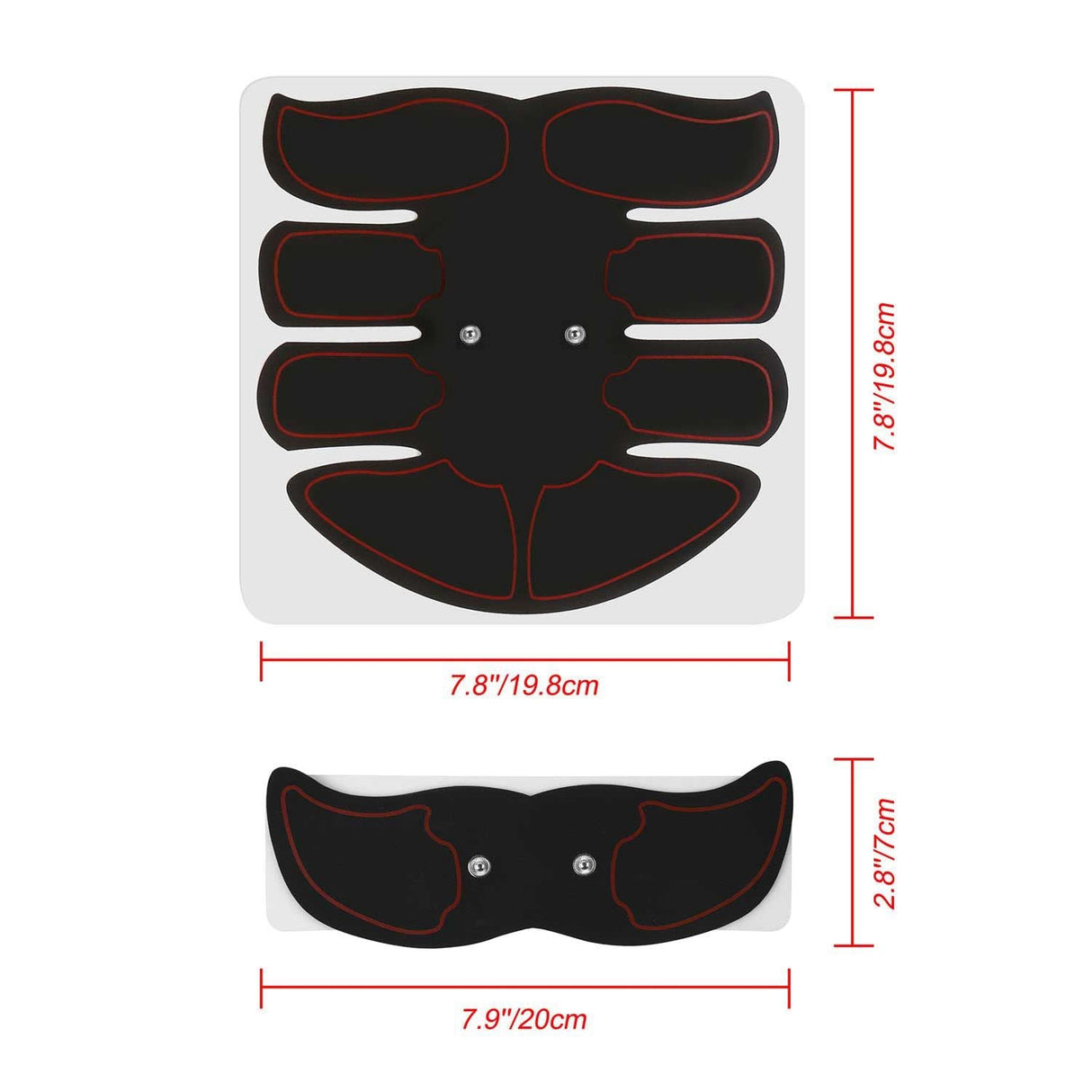 Advanced EMS Abdominal Toning Belt for Fitness - 6 Modes for Effective Muscle Stimulation