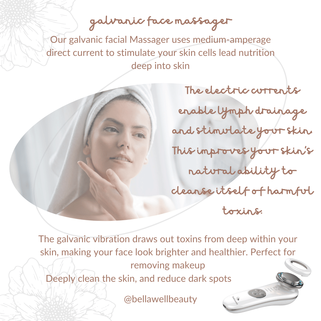 Bellawell Galvanic Facial Massager for Radiant Skin