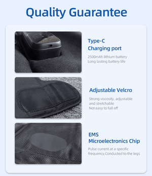 PSK709J-2 Air Compression Calf Massager with EMS Pulse and Vibration for Soothing Leg Relief