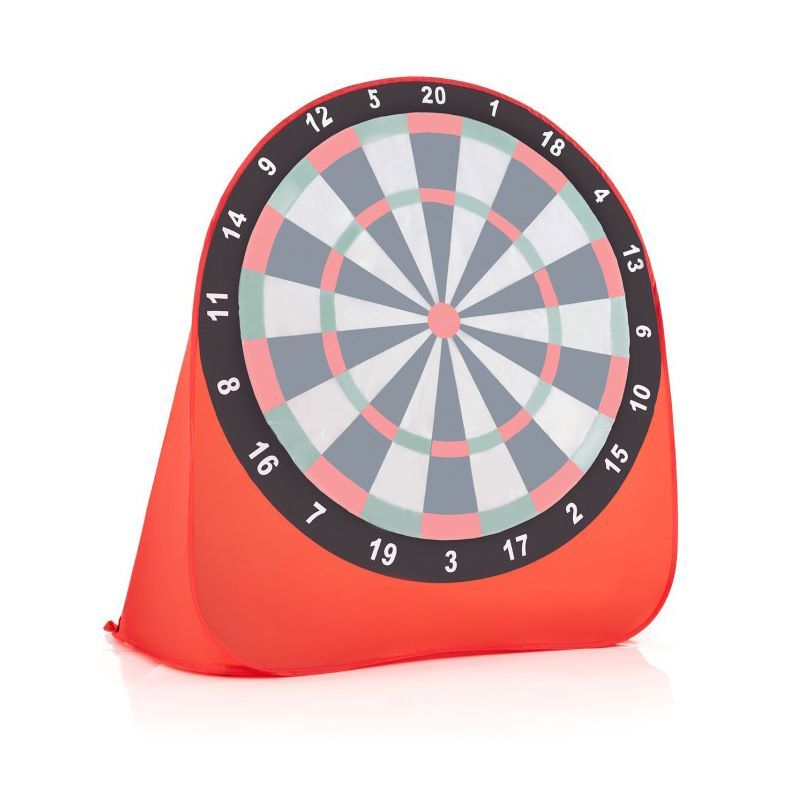 Lawn Games Large Dart Board with Kick Balls