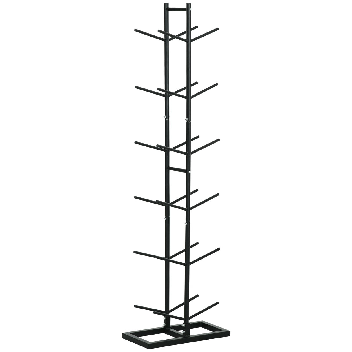 Soozier Vertical Basketball Rack, 12-Ball Capacity Organizer for Gym & Garage