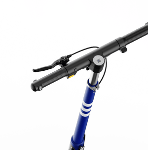 Dual-Suspension Electric Scooter w/ hoverboard43.5 Miles Max scooter Operating Range & 24 mph Max Speed - Blue