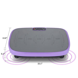 Vibration Plate Fitness Platform, Whole Body Exercise Machine for Lymphatic Drainage, Shaking Workout Board with 120 Speed Levels, Fat Burner and Weight Loss Equipment for Men and Women.