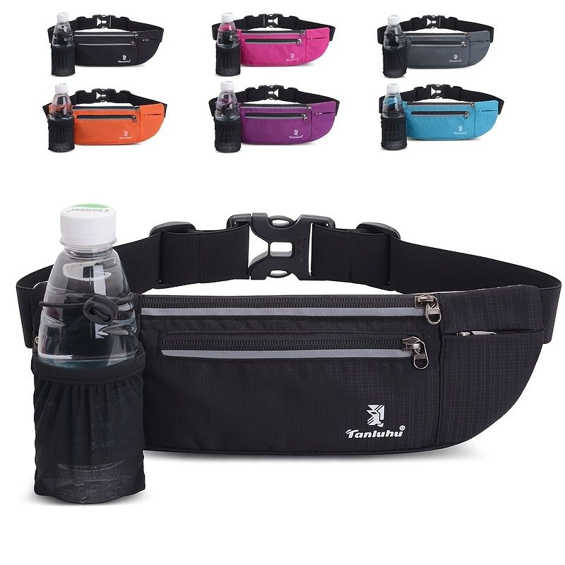 Unisex running belt Waist Bag; Multifunctional Elastic Phone Belt Bag; flip belt Equipment for Outdoor Sports Running