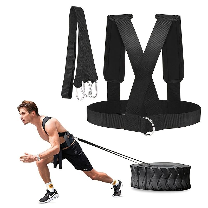 Durable Tire Pulling Harness - Home Gym Fitness Accessory