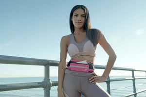 Velocity Water-Resistant Sports Running Belt and Fanny Pack, flip belt for Outdoor Sports