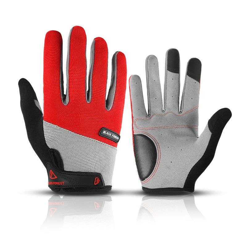 Bicycle Full Finger Cycling Bike Gloves Absorbing Sweat for Men and Women Outdoor Sports Protector