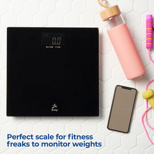 High Precision Digital Bathroom Scale for Weighing Up to 330 lbs