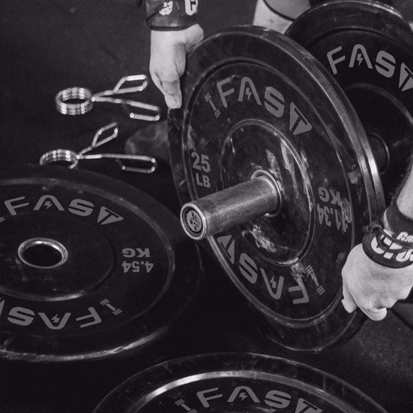 Olympic Weight Plates, Rubber Bumper Plates, 2 Inch Steel Insert 35lb Bundle