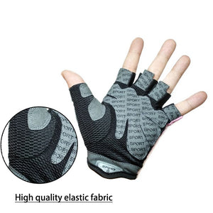 Gym Gloves, Women Yoga Weightlifting gloves   Breathable Half Finger Anti-Slip Pad Bicycle Cycling Glove Sport Exercise Equipment