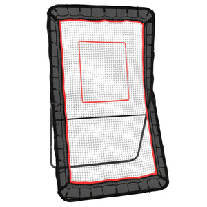 Lacrosse Rebounder for Backyard, 4x7 Ft Volleyball Bounce Back Net,