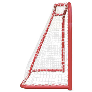 Hockey Goal Red and White 72"x28"x48" hockey net Polyester