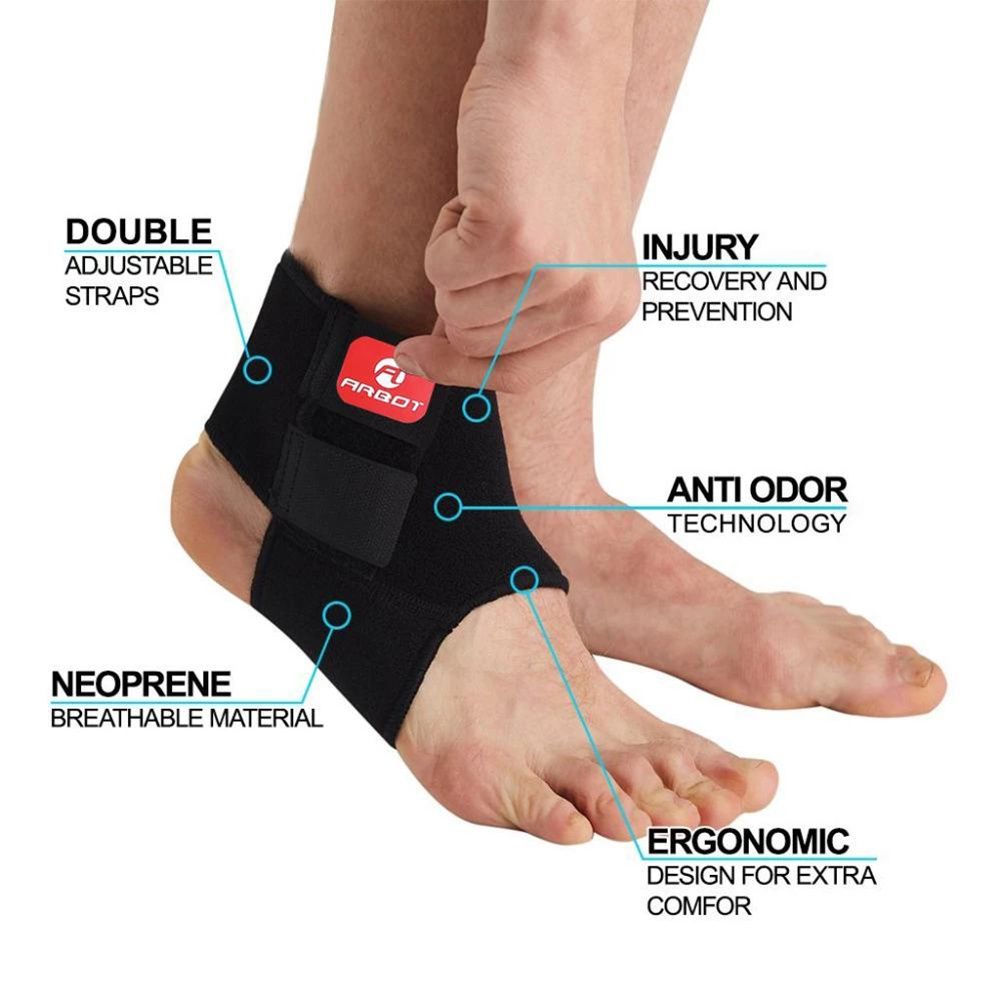Breathable Compression Ankle Support Brace for Sports - Running, Basketball, Volleyball
