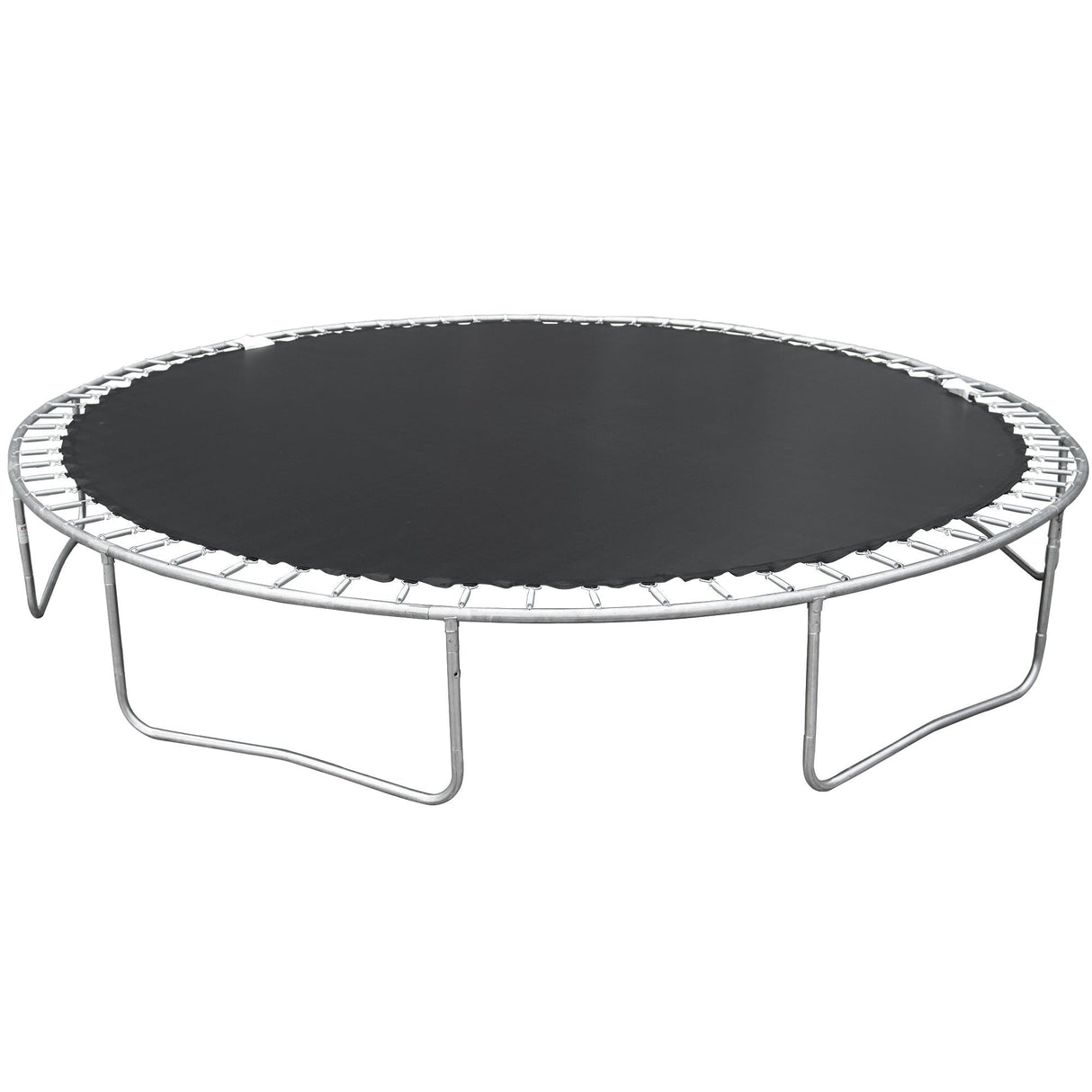 14FT Family Trampoline with Basketball Hoop and Safety Net for All Ages
