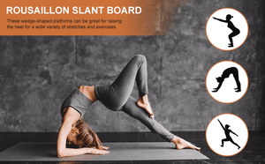 3pcs/set Slant Board; Foam Calf Stretcher With 5 Positions Adjustable Slant Board For calf stretch board