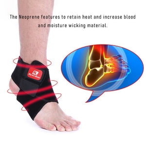Breathable Compression Ankle Support Brace for Sports - Running, Basketball, Volleyball