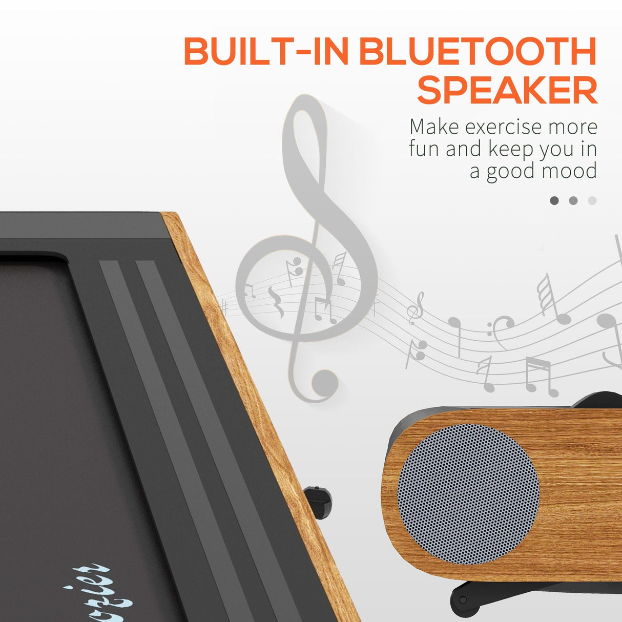 Portable Under Desk Treadmill with Bluetooth Speaker, LED Display, 2.5HP Motor & Remote Control – for Home, Gym, Office