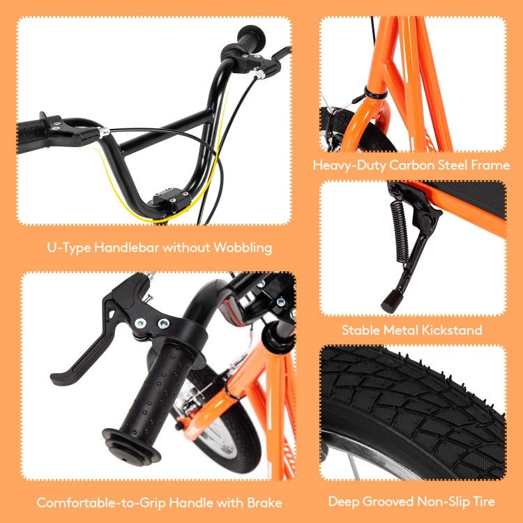 Height Adjustable hoverboard Kid Scooter with 12 Inch Air Filled Wheel