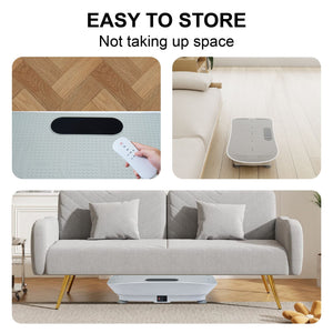 Silent Vibration Platform Crazy Fitness Massage 10-Frequency Weight Loss & Fat Burner Body Shaking Machine For Unisex Grey033