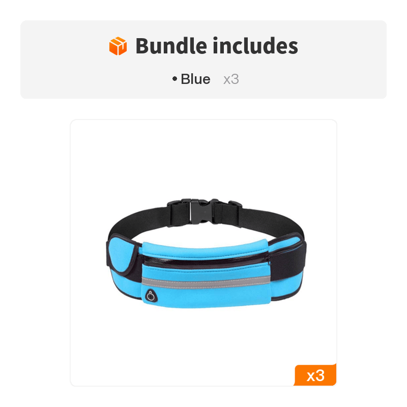 Unisex Sports flip blet; Running belt Waist Bag; Belt Phone Bag; Water Hydration Backpack Running Accessories
