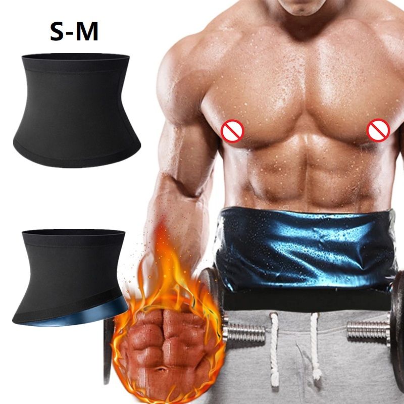 Waist Trimmer Unisex Belly Wrap Workout Sports Sweat belt for Abdominal Trainer Weight Loss Body Shaper Tummy Control Slimming Belt