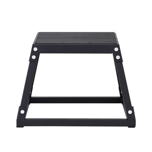 Steel 12 Inch Plyometric Jump Box for Agility Training - Anti-Slip Fitness Platform for Home Gym