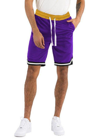 High-Performance Solid Basketball Shorts for Athletes