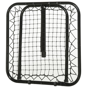 Soozier Adjustable Soccer Rebounder Portable Training Goal for Football Baseball Basketball Black