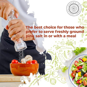 Pride Of India - Pure Himalayan Pink Salt - Enriched w/ 84+ Natural Minerals; Fine Grind 5 Pound Jar