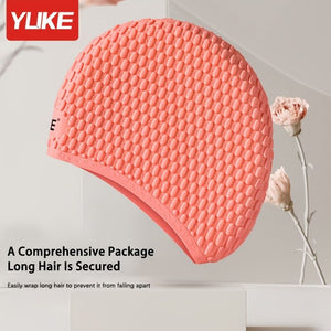 Adult Silicone Swim Caps Waterproof Swimming Cap, purple