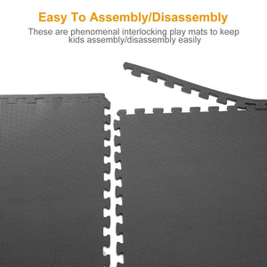 Puzzle Exercise Mat Foam Gym EVA Mat Interlocking Tiles Protective Flooring for Gym Equipment