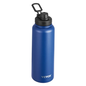 40 oz tumbler Insulated rambler Stainless Steel with Wide Mouth Lid Blue