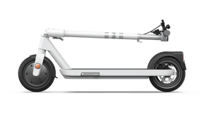 Foldable Electric Scooter w/18.6 Miles Max Operating Range & 15.5 mph Max Speed - White