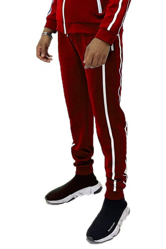Men's Performance Running Track Pants - Breathable Fitness Joggers
