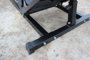 Leg Press Hack Squat Machine, Professional Adjustable Leg Press Machine for Home Gym with Linear Bearing, Specialty Hack Squat Machine for Full Lower Body Workout with Weight Storage