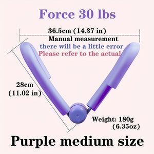 Purple Medium Yoga; Fitness Pelvic Floor Muscle exercise; Used to Tighten Buttocks to Reduce Inner Thigh Fat; Stovepipe Fat Reducer to Contract Pelvic Floor Muscles