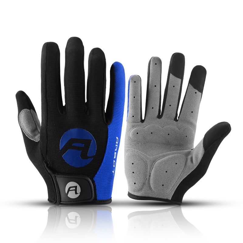 Bicycle Full Finger Cycling Bike Gloves Absorbing Sweat for Men and Women Outdoor Sports Protector