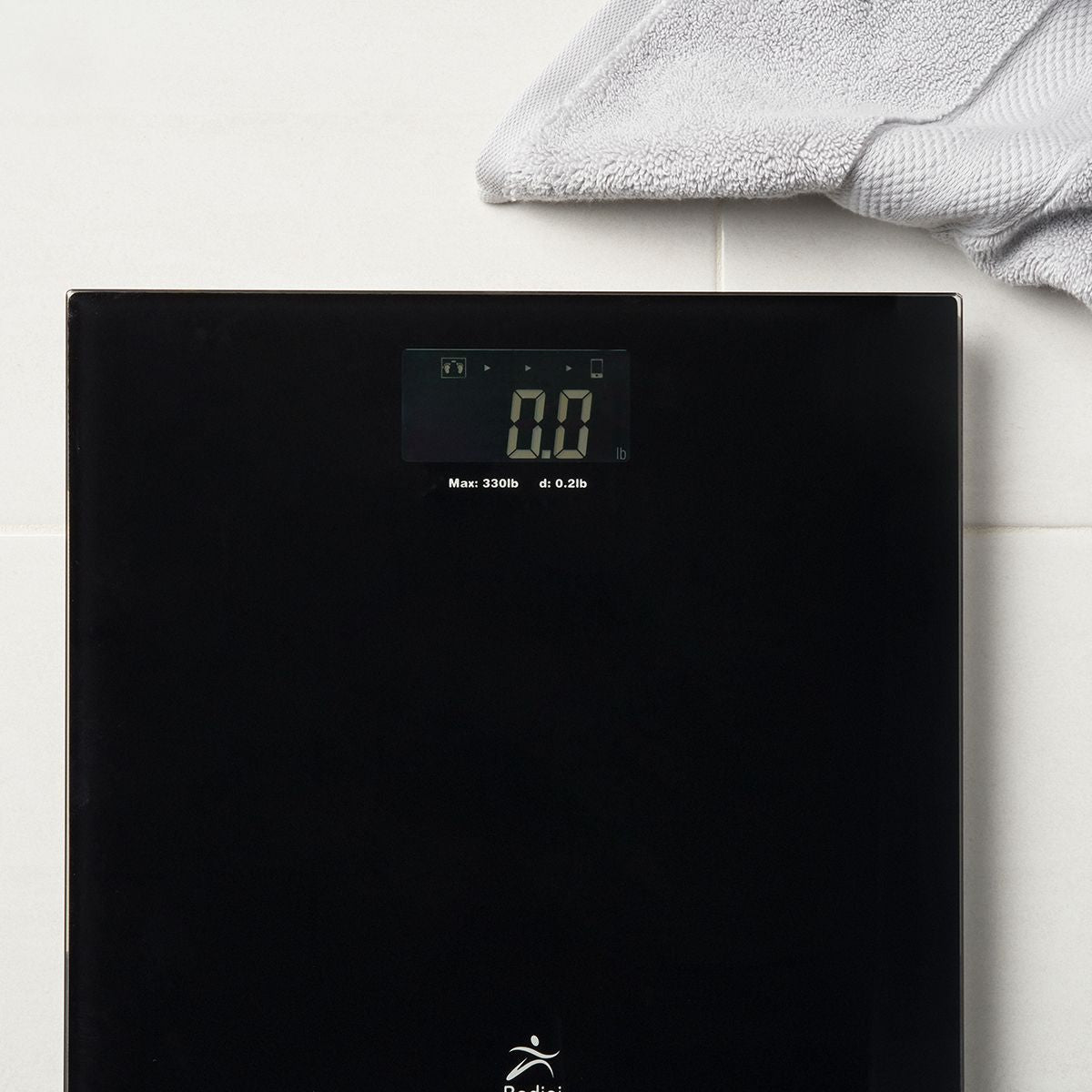 High Precision Digital Bathroom Scale for Weighing Up to 330 lbs